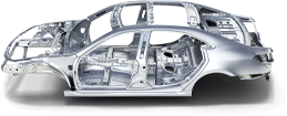 metal car frame